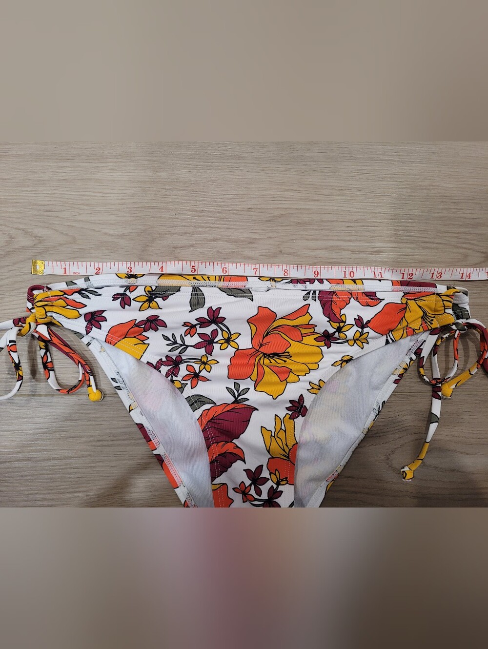 La Vie En Rose Aqua Women S Floral Print 2 Piece Bikini Set - Picture 6 of 8